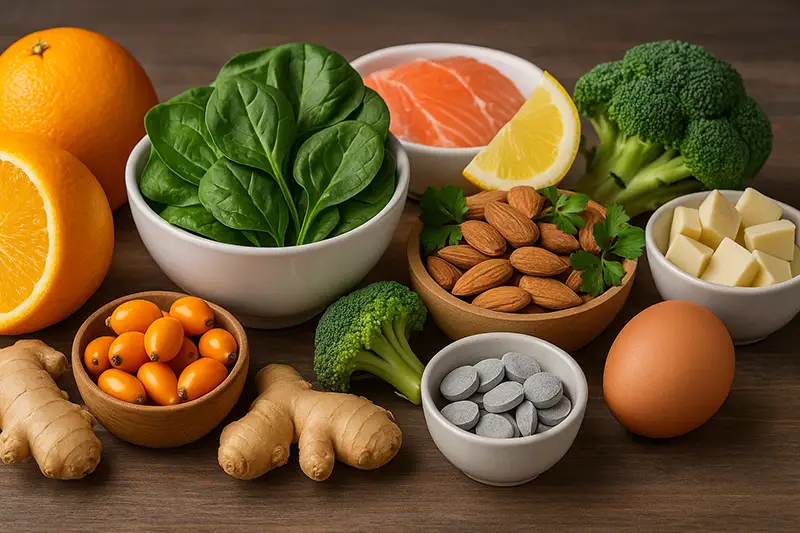 Vitamin C, Vitamin D and Zinc